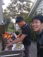 BBQ at Jason's place :)